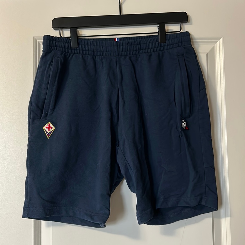 Le Coq Sportif AC Fiorentina Travel Short, Blue, Medium.